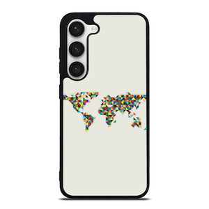 MINIMALISTIC WORLD MAP Samsung Galaxy S23 Case