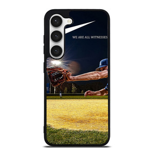 NIKE LOGO WE ARE ALL WITNESSES BASEBALL Samsung Galaxy S23 Case NIKE LOGO WE ARE ALL WITNESSES BASEBALL Samsung Galaxy S23 Case