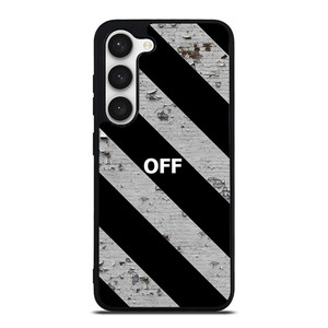 OFF WHITE LOGO STRIPE Samsung Galaxy S23 Case