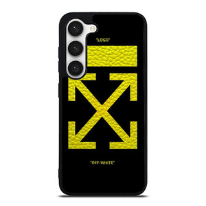 OFFWHITE LOGO YELLOW Samsung Galaxy S23 Case