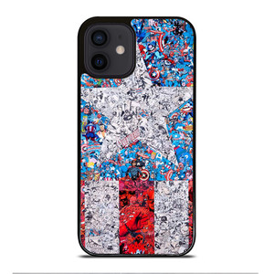 CAPTAIN AMERICA MARVEL COLLAGES iPhone 12 Mini Case