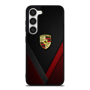 PORSCHE LOGO CARBON Samsung Galaxy S23 Case PORSCHE LOGO CARBON Samsung Galaxy S23 Case