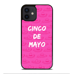 CINCO DE MAYO PINK iPhone 12 Mini Case CINCO DE MAYO PINK iPhone 12 Mini Case