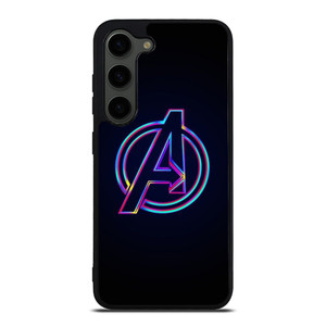 AVENGERS LOGO RAINBOW COLOR Samsung Galaxy S23 Plus Case AVENGERS LOGO RAINBOW COLOR Samsung Galaxy S23 Plus Case