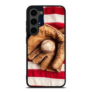 BASEBALL GLOVE AMERICAN FLAG Samsung Galaxy S23 Plus Case