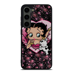 BETTY BOOP AND DOG CARTOON Samsung Galaxy S23 Plus Case BETTY BOOP AND DOG CARTOON Samsung Galaxy S23 Plus Case
