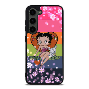 BETTY BOOP PINK FLOWER Samsung Galaxy S23 Plus Case