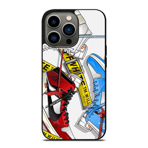 OFF WHITE AIR JORDAN SHOES iPhone 13 Pro Case OFF WHITE AIR JORDAN SHOES iPhone 13 Pro Case