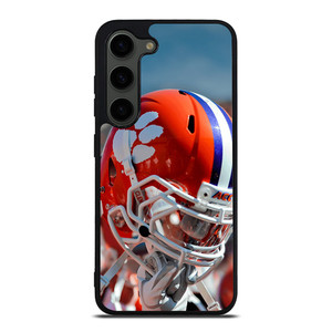 CLEMSON TIGERS ICON ON HELMET Samsung Galaxy S23 Plus Case CLEMSON TIGERS ICON ON HELMET Samsung Galaxy S23 Plus Case