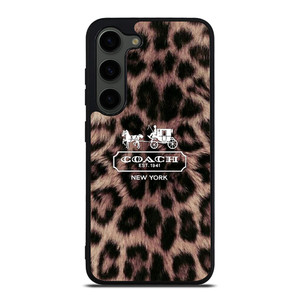 COACH NEW YORK LEOPARD Samsung Galaxy S23 Plus Case
