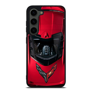 CORVETTE CHEVY RED CAR Samsung Galaxy S23 Plus Case