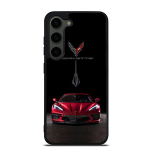 CORVETTE STINGRAY C8 RED CAR Samsung Galaxy S23 Plus Case