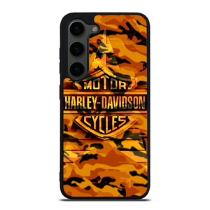 HARLEY DAVIDSON CAMO ORANGE Samsung Galaxy S23 Plus Case HARLEY DAVIDSON CAMO ORANGE Samsung Galaxy S23 Plus Case