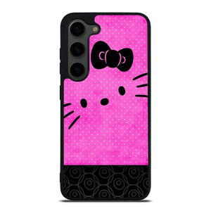 HELLO KITTY PINK BLACK Samsung Galaxy S23 Plus Case