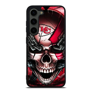 KANSAS CITY CHIEFS SKULL Samsung Galaxy S23 Plus Case KANSAS CITY CHIEFS SKULL Samsung Galaxy S23 Plus Case