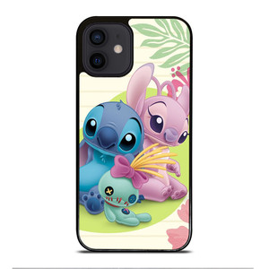 DISNEY STITCH AND GIRLFRIEND iPhone 12 Mini Case DISNEY STITCH AND GIRLFRIEND iPhone 12 Mini Case