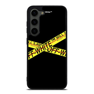 OFF WHITE LOGO STRIP Samsung Galaxy S23 Plus Case