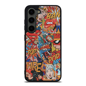 SUPERMAN POP ART COMIC Samsung Galaxy S23 Plus Case