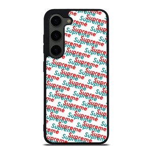 SUPREME RED BLUE PATTERN Samsung Galaxy S23 Plus Case SUPREME RED BLUE PATTERN Samsung Galaxy S23 Plus Case