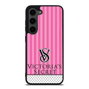 VICTORIA'S SECRET LOGO POLKADOT STRIPE Samsung Galaxy S23 Plus Case