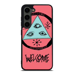 WELCOME SKATEBOARDS LOGO PINK Samsung Galaxy S23 Plus Case WELCOME SKATEBOARDS LOGO PINK Samsung Galaxy S23 Plus Case