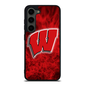 WISCONSIN BADGER LOGO Samsung Galaxy S23 Plus Case WISCONSIN BADGER LOGO Samsung Galaxy S23 Plus Case