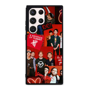 5 SECONDS OF SUMMER RED COLLAGE Samsung Galaxy S23 Ultra Case