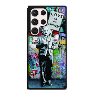 BANKSY EINSTEIN Samsung Galaxy S23 Ultra Case BANKSY EINSTEIN Samsung Galaxy S23 Ultra Case