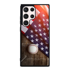 BASEBALL BALL AND FLAG Samsung Galaxy S23 Ultra Case