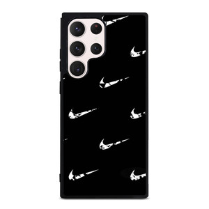 BLACK NIKE LOGO PATTERN Samsung Galaxy S23 Ultra Case