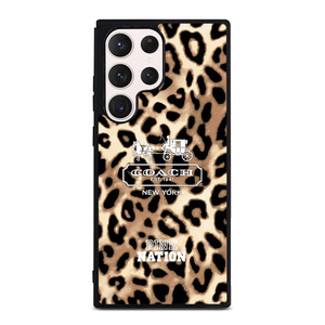 COACH NEW YORK PINK NATION LEPOARD Samsung Galaxy S23 Ultra Case COACH NEW YORK PINK NATION LEPOARD Samsung Galaxy S23 Ultra Case