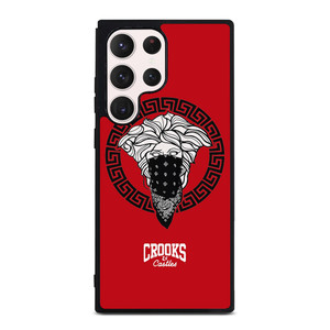 CROOK AND CASTLES BANDANA RED Samsung Galaxy S23 Ultra Case CROOK AND CASTLES BANDANA RED Samsung Galaxy S23 Ultra Case