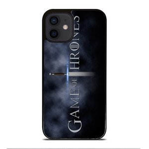 GAME OF THRONES LOGO iPhone 12 Mini Case GAME OF THRONES LOGO iPhone 12 Mini Case