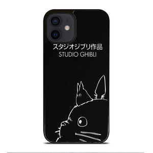 GHIBI STUDIO TOTORU SIMPLE BLACK iPhone 12 Mini Case