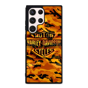 HARLEY DAVIDSON CAMO ORANGE Samsung Galaxy S23 Ultra Case