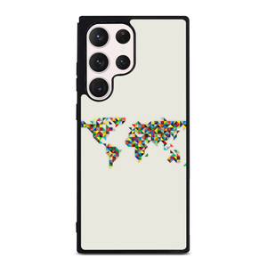 MINIMALISTIC WORLD MAP Samsung Galaxy S23 Ultra Case