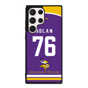MINNESOTA VIKINGS NOLAN Samsung Galaxy S23 Ultra Case MINNESOTA VIKINGS NOLAN Samsung Galaxy S23 Ultra Case