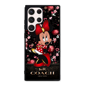 MINNIE MOUSE COACH FLOWERS Samsung Galaxy S23 Ultra Case
