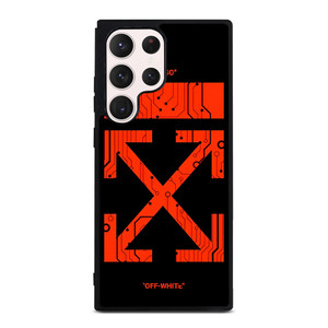 OFF WHITE RED CIRCUIT Samsung Galaxy S23 Ultra Case OFF WHITE RED CIRCUIT Samsung Galaxy S23 Ultra Case