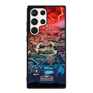 STRANGER THINGS WELCOME TO HAWKINS CARTOON Samsung Galaxy S23 Ultra Case