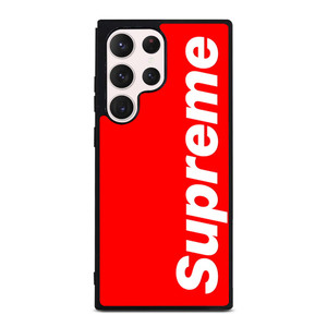 SUPREME RED LOGO Samsung Galaxy S23 Ultra Case SUPREME RED LOGO Samsung Galaxy S23 Ultra Case