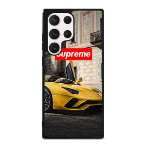SUPREME YELLOW LAMBORGINI Samsung Galaxy S23 Ultra Case