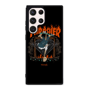 THRASHER DIAMOND SUPPLY CO Samsung Galaxy S23 Ultra Case THRASHER DIAMOND SUPPLY CO Samsung Galaxy S23 Ultra Case