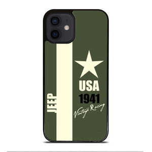JEEP VINTAGE RACING USA iPhone 12 Mini Case JEEP VINTAGE RACING USA iPhone 12 Mini Case