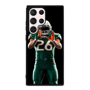 UM MIAMI HURRICANES FOOTBALL Samsung Galaxy S23 Ultra Case