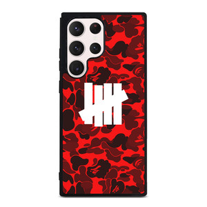 UNDEFEATED BAPE CAMO RED Samsung Galaxy S23 Ultra Case
