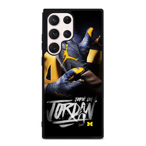 UNIVERSITY OF MICHIGAN AIR JORDAN Samsung Galaxy S23 Ultra Case