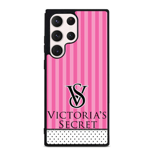 VICTORIA'S SECRET LOGO POLKADOT STRIPE Samsung Galaxy S23 Ultra Case