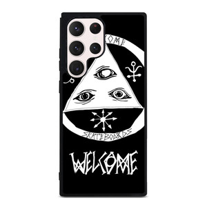 WELCOME SKATEBOARDS LOGO BLACK Samsung Galaxy S23 Ultra Case WELCOME SKATEBOARDS LOGO BLACK Samsung Galaxy S23 Ultra Case