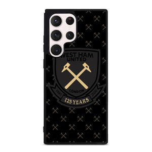 WEST HAM UNITED BLACK LOGO Samsung Galaxy S23 Ultra Case